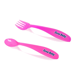 Soft PP Spoon +Fork Set