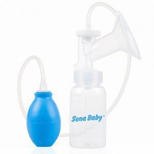 Breast Pump with feeding bottle (Manual)